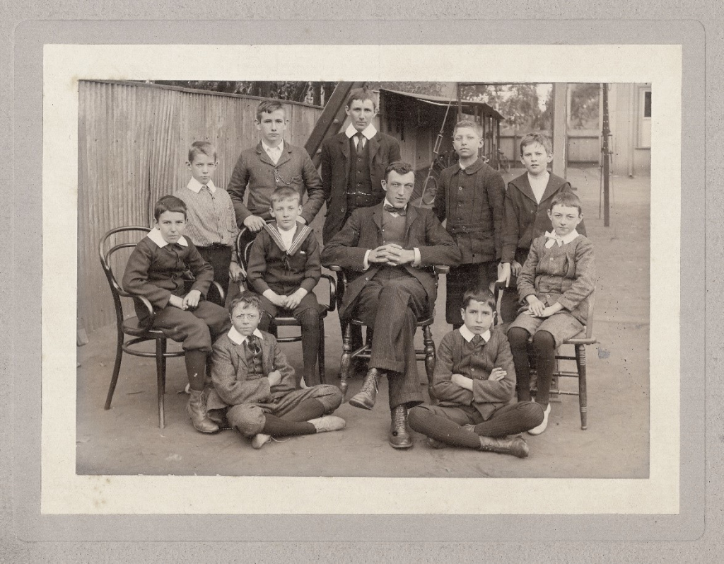 The Revd Mr Hodgson And College Boys 1898