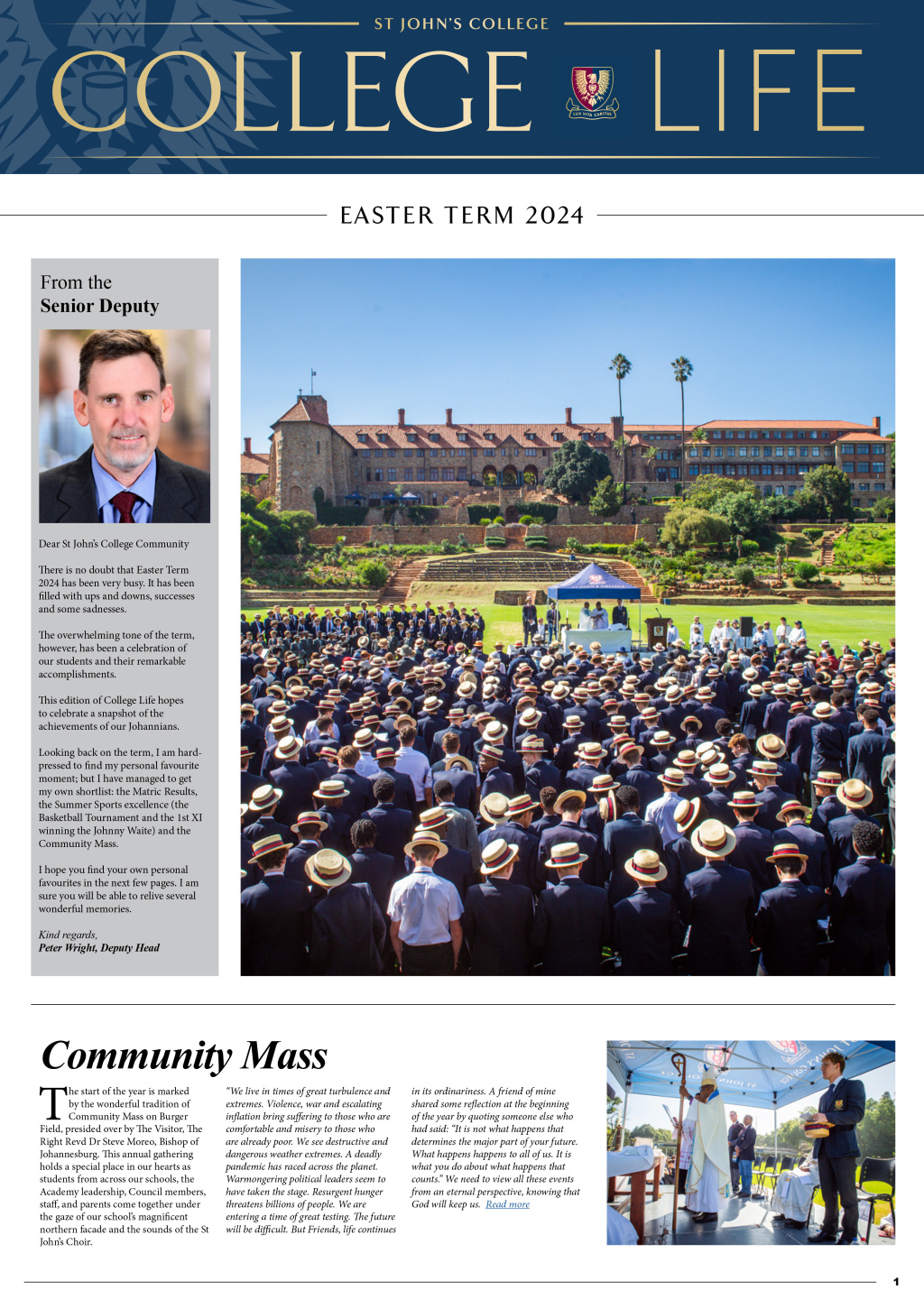 College Life Easter Term 2024 Cover