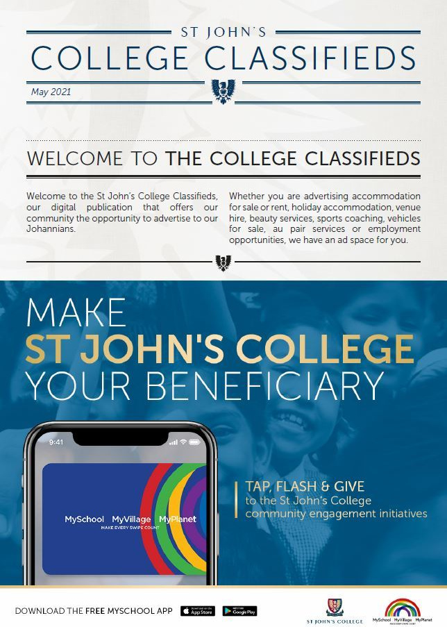 College Classifieds Front Cover