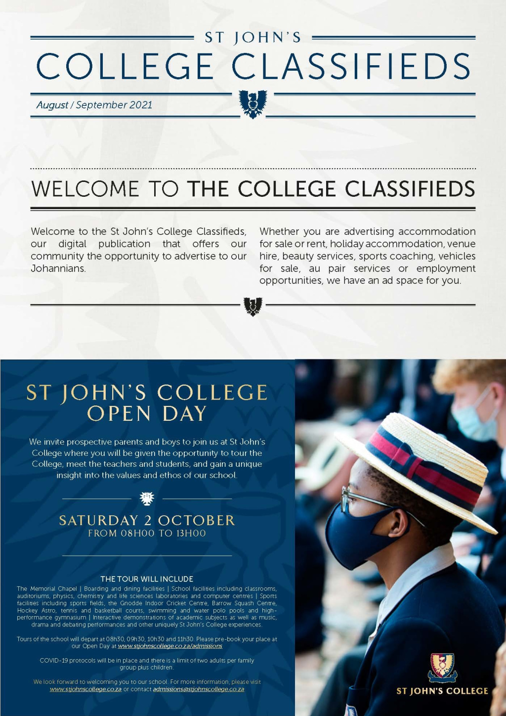 College Classifieds Sep 2021 Page 1