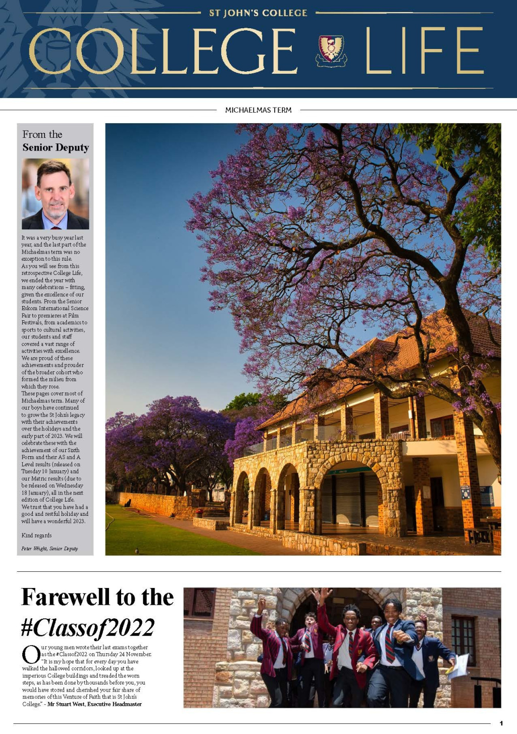 Michaelmas College Life 2022 Page 1