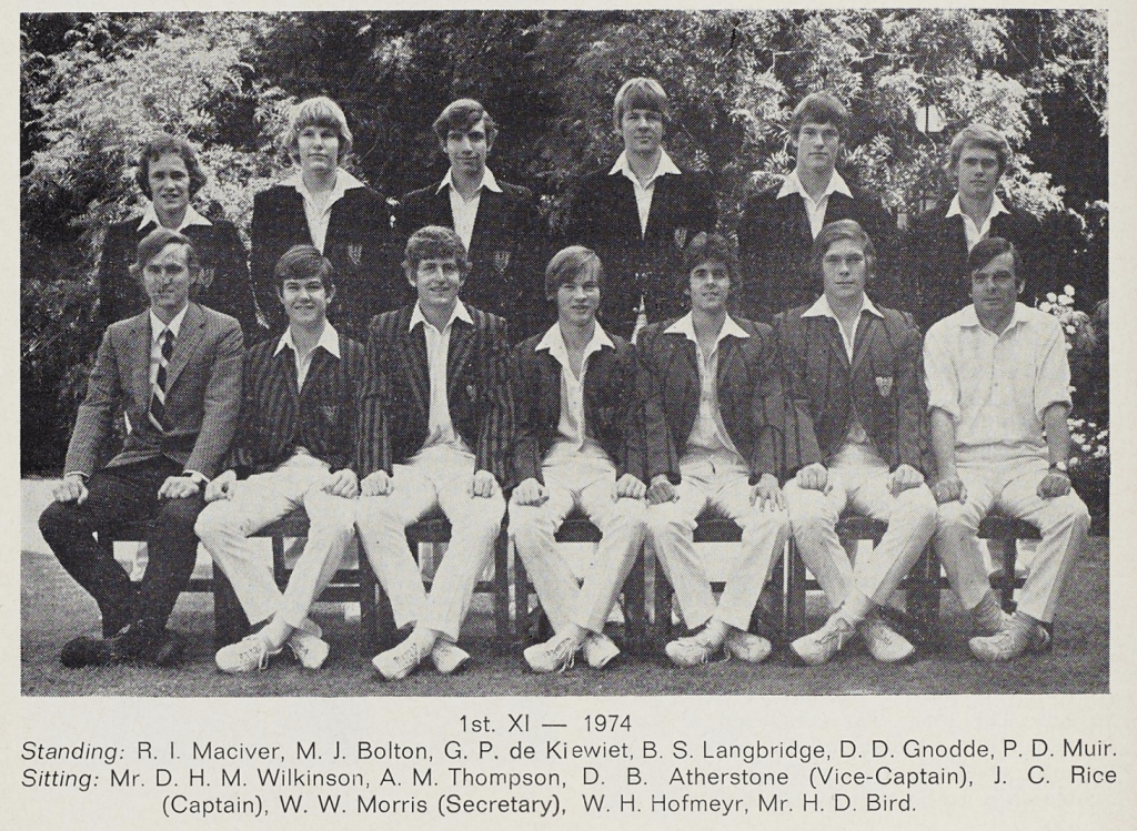 First XI 1974
