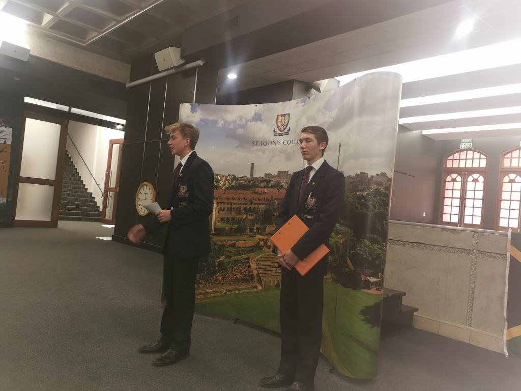 Senior Mcs Zac Erasmus And Luca Van Tonder