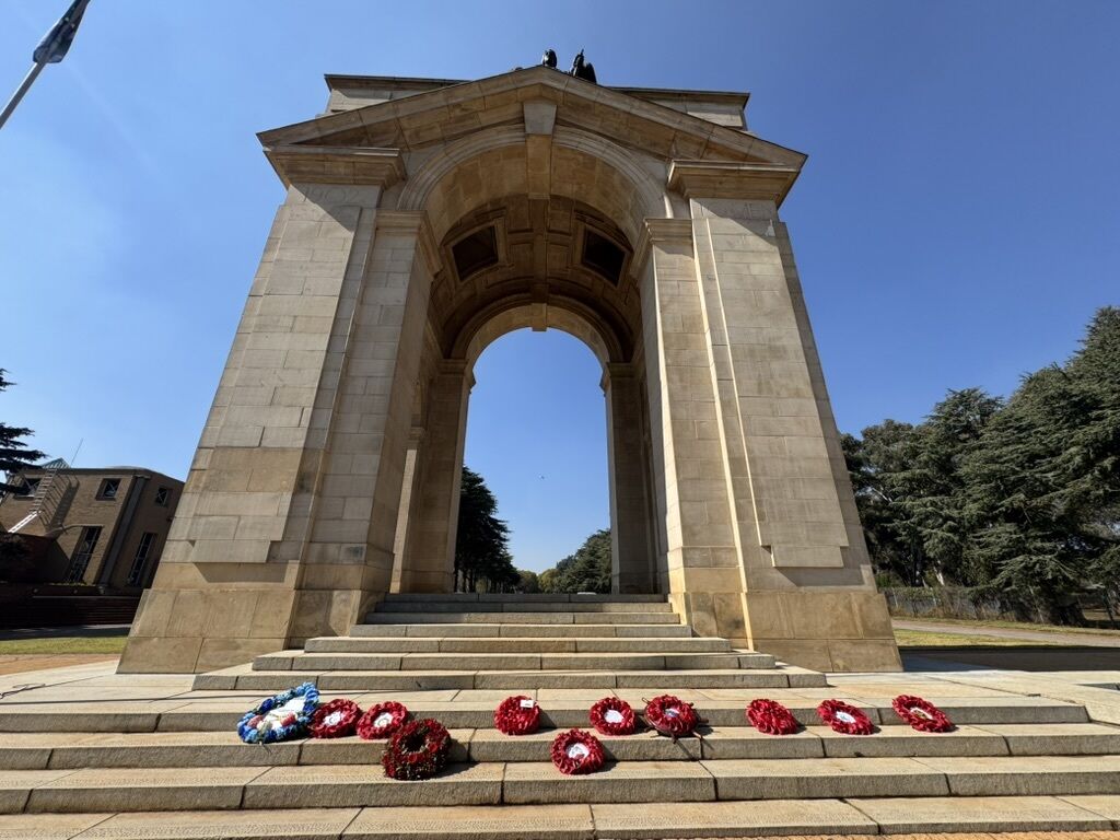 Memorial and Wreaths landscape