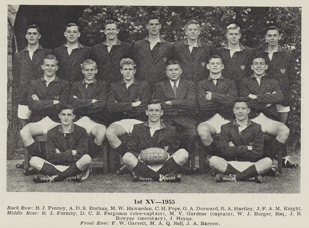 First XV Rugby 1955